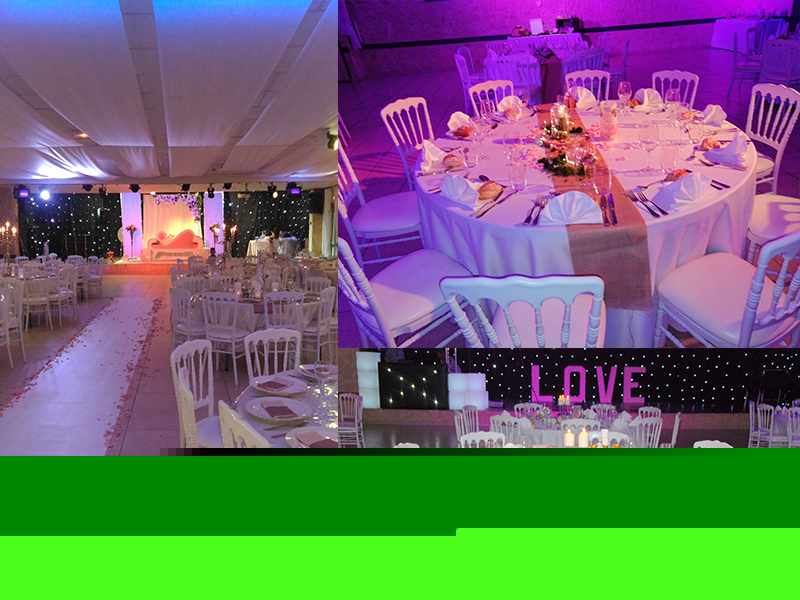Decoration de salle pour votre mariage ou soiree entreprise